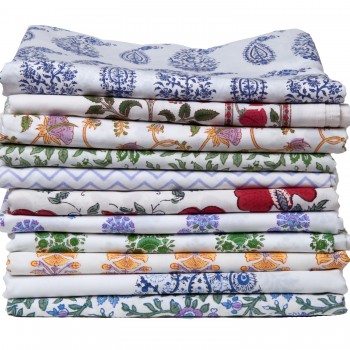 Block Printed & Hand Stitched
