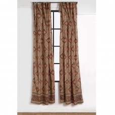 Mehrab Curtain - Maroon