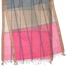 Aurora Chevron Scarf - Hot Pink/Slate Blue