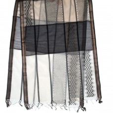 Aurora Chevron Scarf - Black/Bisque