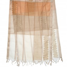 Aurora Chevron Scarf - Sand/Bisque