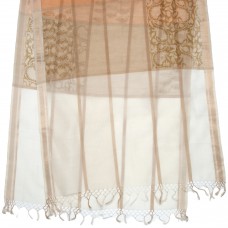 Aurora Patterned Scarf - Sand/Bisque