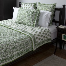 Aria-Riya Reversible Quilt - Green