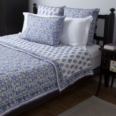 Aria-Riya Reversible Quilt - Lavender/Blue