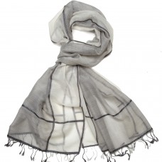 Isabella Scarf - White/Black