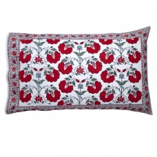 Janvi Reversible Sham - Red