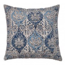 Mehrab Reversible Pillow Cover - Maroon/Indigo