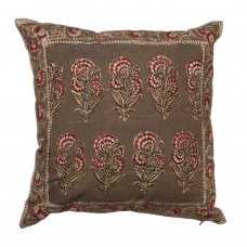 Carnation Pillow Cover - Henna Green