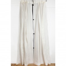 Zigzag Panel Curtain - Ivory
