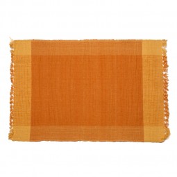 Two-Tone Placemat - Ocher/Yellow (Set of 2)