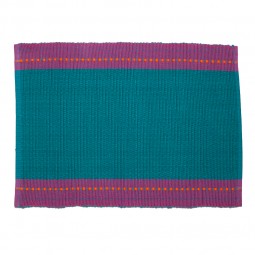 Aadil Placemat - Turquoise/Fuchsia (Set of 2)