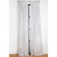 Liana Applique Curtain - White