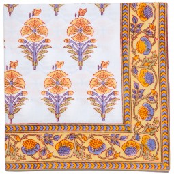 Juhi Flower Napkin - Yellow (Set of 2)