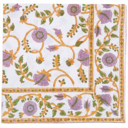 Gina Napkin - Lilac/Green (Set of 2)