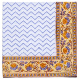 Juhi Chevron Napkin - Periwinkle (Set of 2)