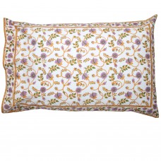 Florence-Gina Reversible Sham - Lilac/Green