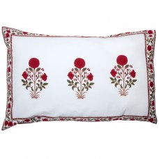 Amaya Reversible Sham - Red