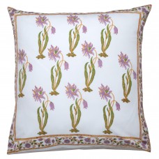 Florence-Gina Reversible Euro Sham - Lilac/Green